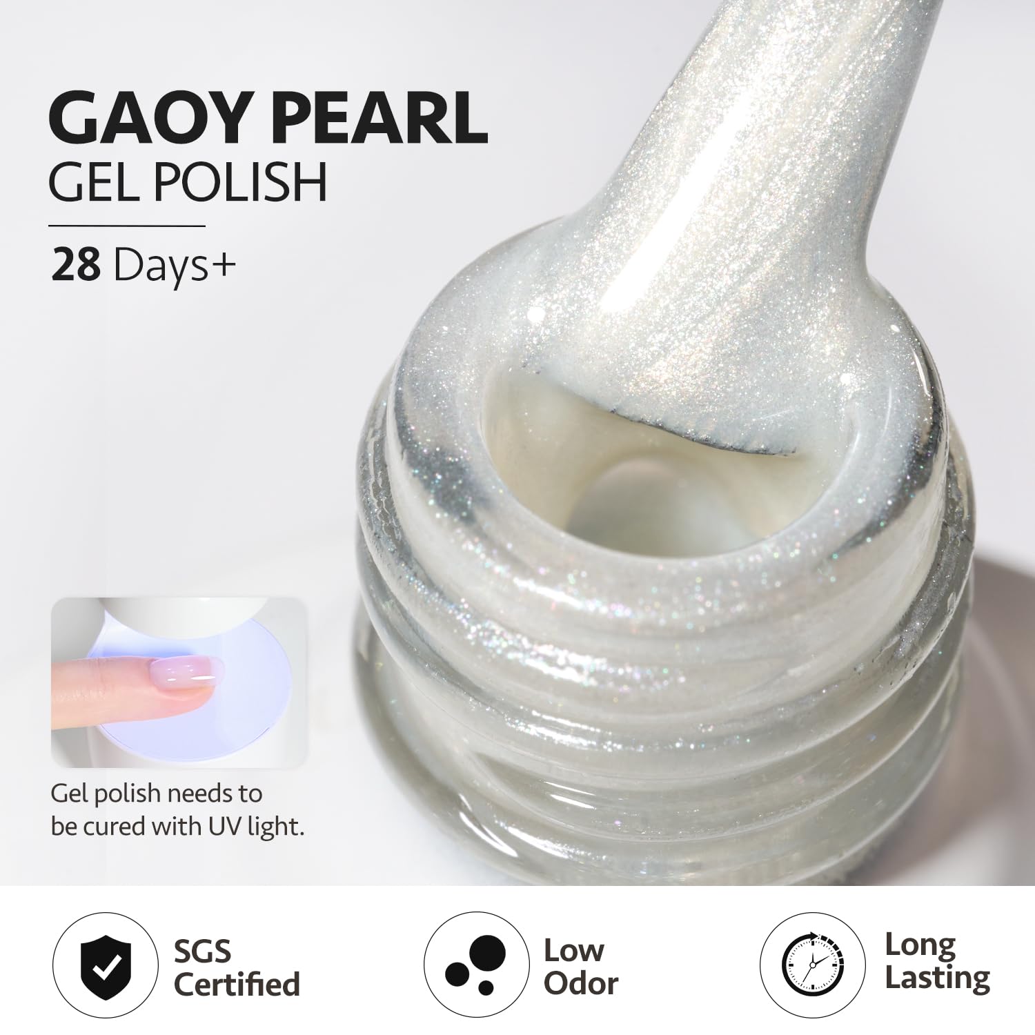 GAOY kit six couleurs, palette polyvalente pour motifs ongulaires variés.