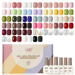 GAOY kit-vernis-gel 42 pièces: palette colorée pour toutes les saisons