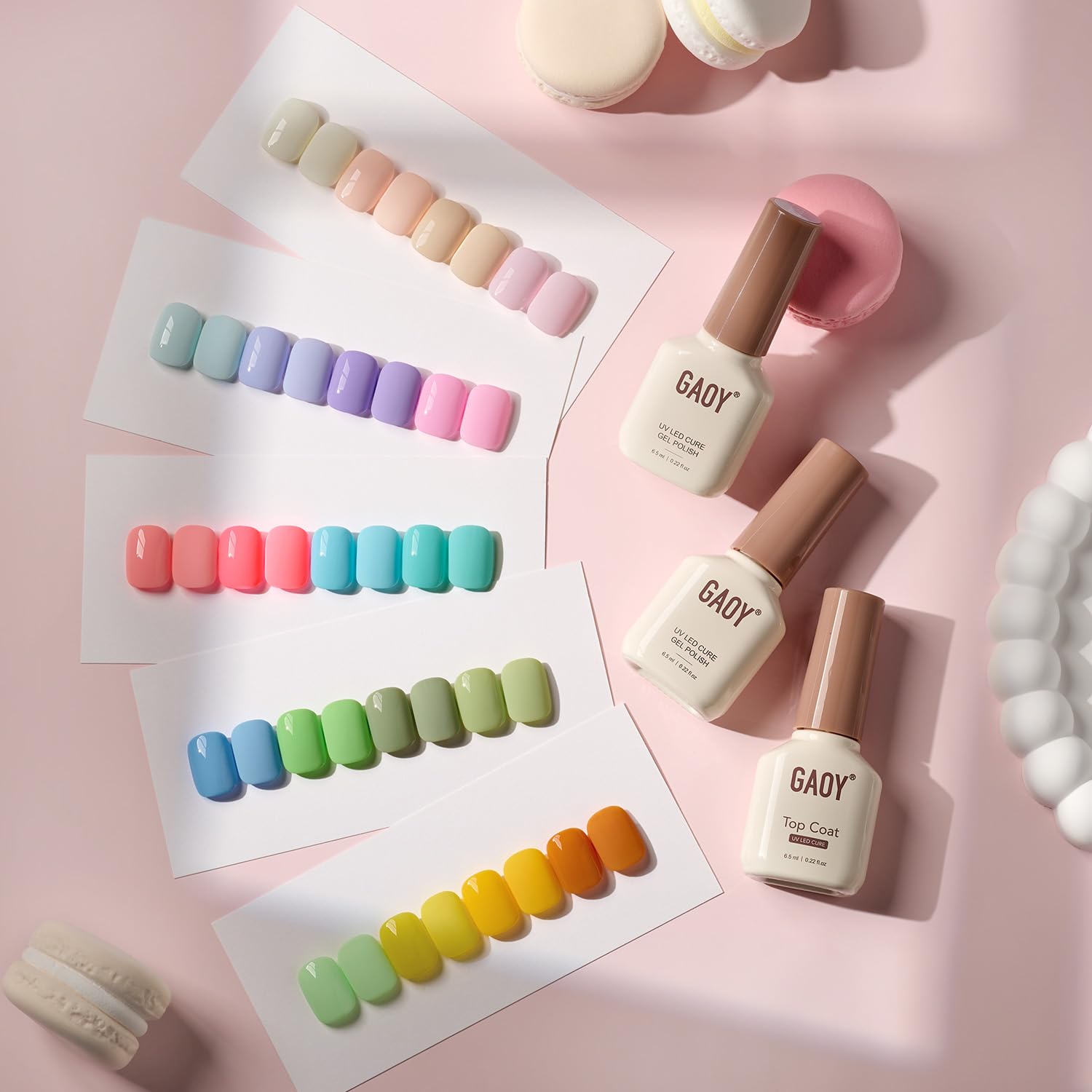 GAOY vernis gel bleu glacé pour designs modernes