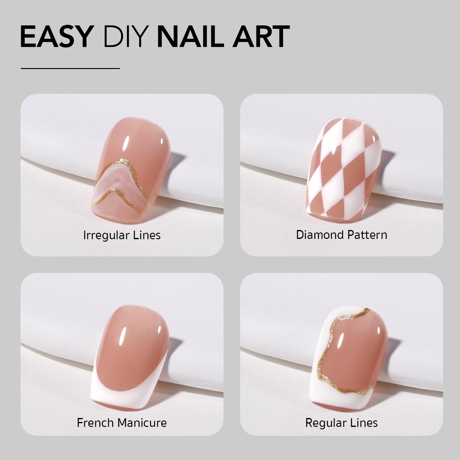 GAOY vernis gel longue tenue jusqu'à quatre semaines avec base et top coat