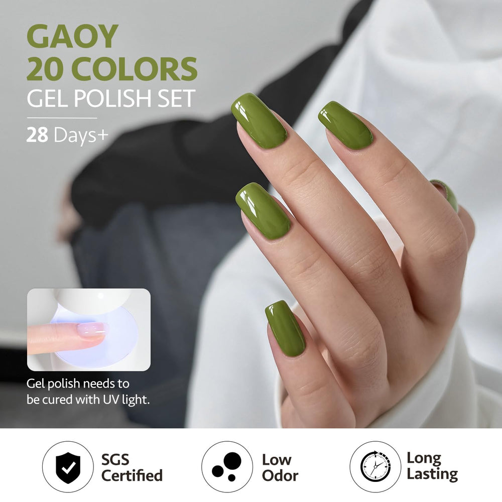 GAOY guide d’utilisation pour une manucure DIY à domicile.