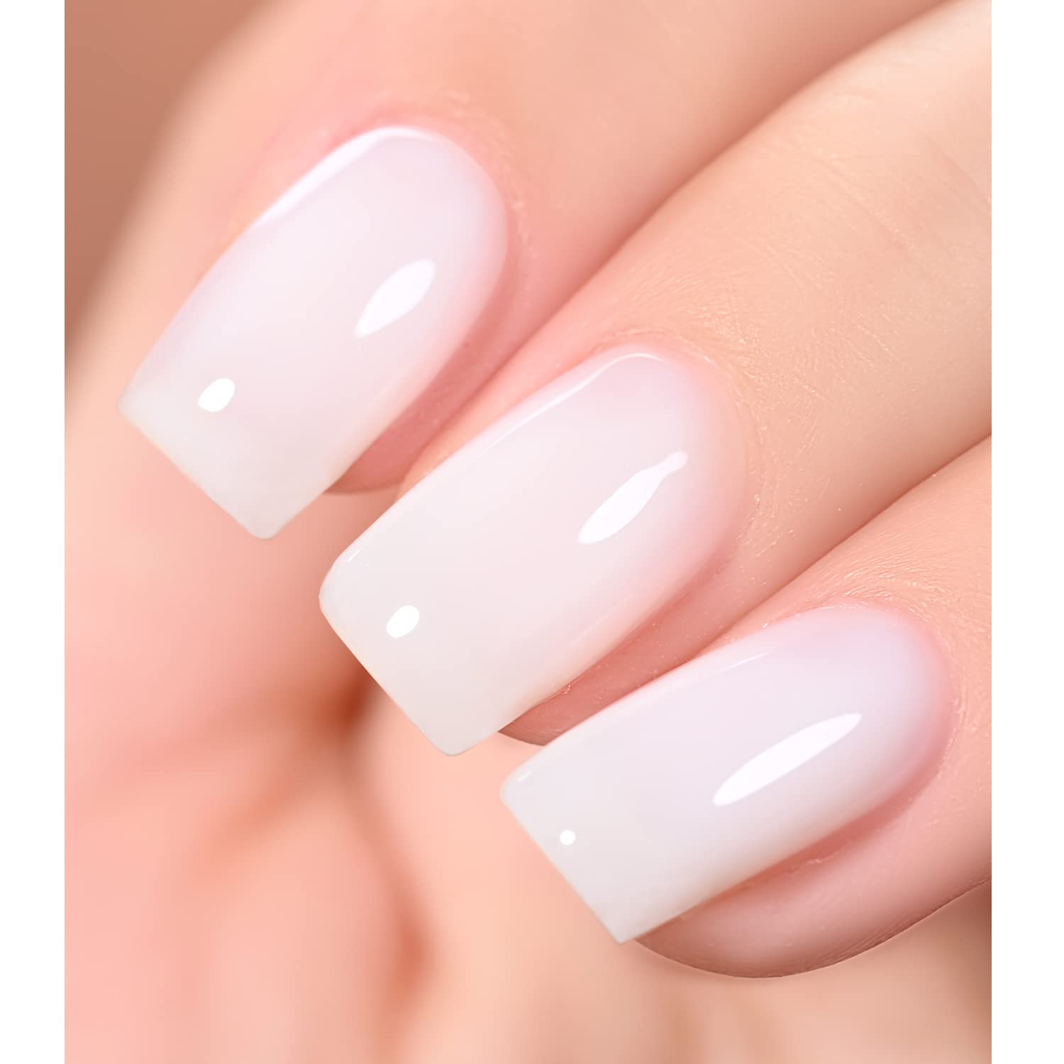 GAOY Milky White Jelly Nude packaging showing six color bottles
