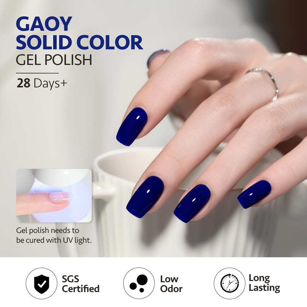 GAOY vernis gel pour manucure à domicile, maintien des ongles soignés et élégants.