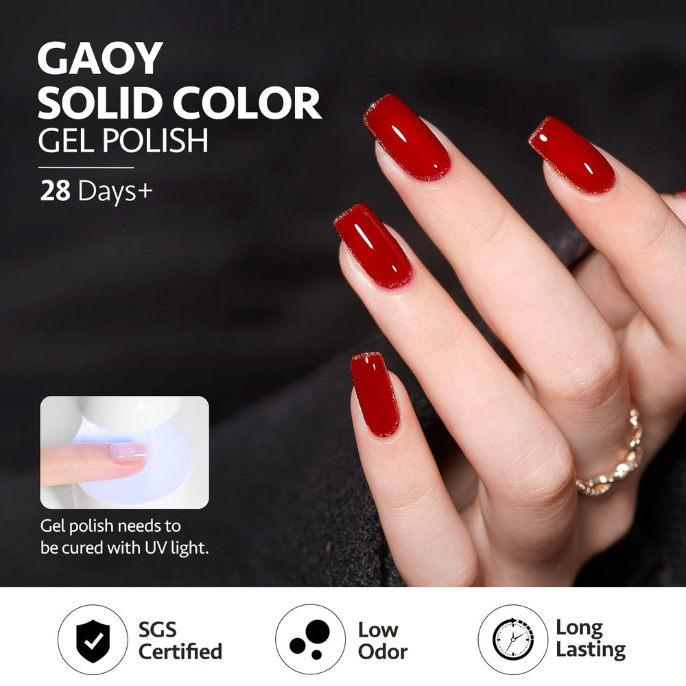 GAOY nail prep buffing before application helps adhesion.