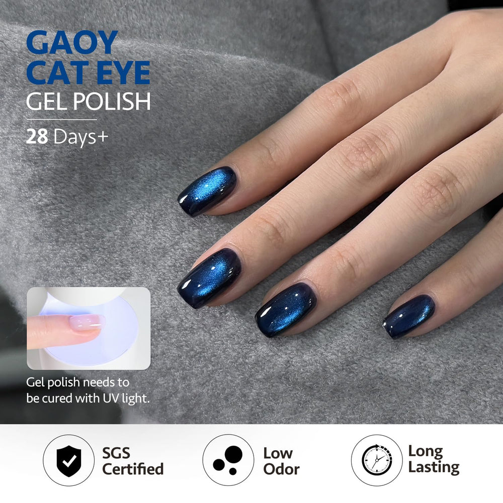 GAOY œil-chat multicolore: palette variée pour styles créatifs au quotidien.