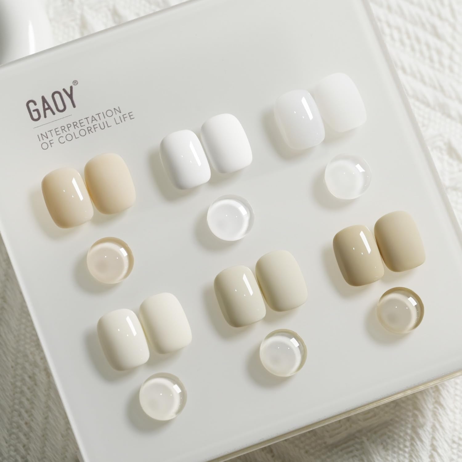 GAOY packaging pratique pour le nail art a domicile et partage entre amis