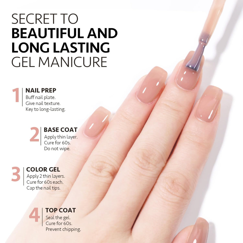 Conditionnement 16ml GAOY vernis gel, parfait pour usage à domicile