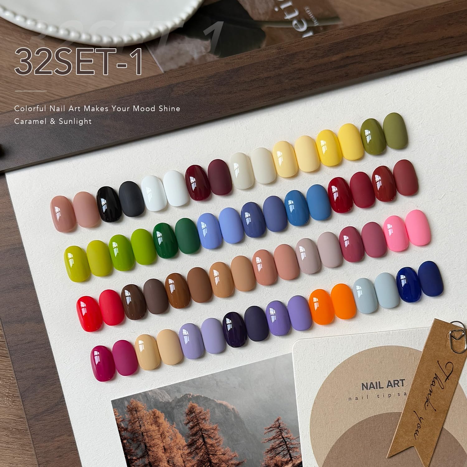 GAOY palette couleurs 32 teintes pour toutes saisons et styles