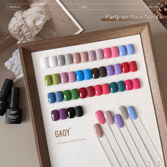 GAOY palette de 20 couleurs vernis gel pour toutes les saisons.