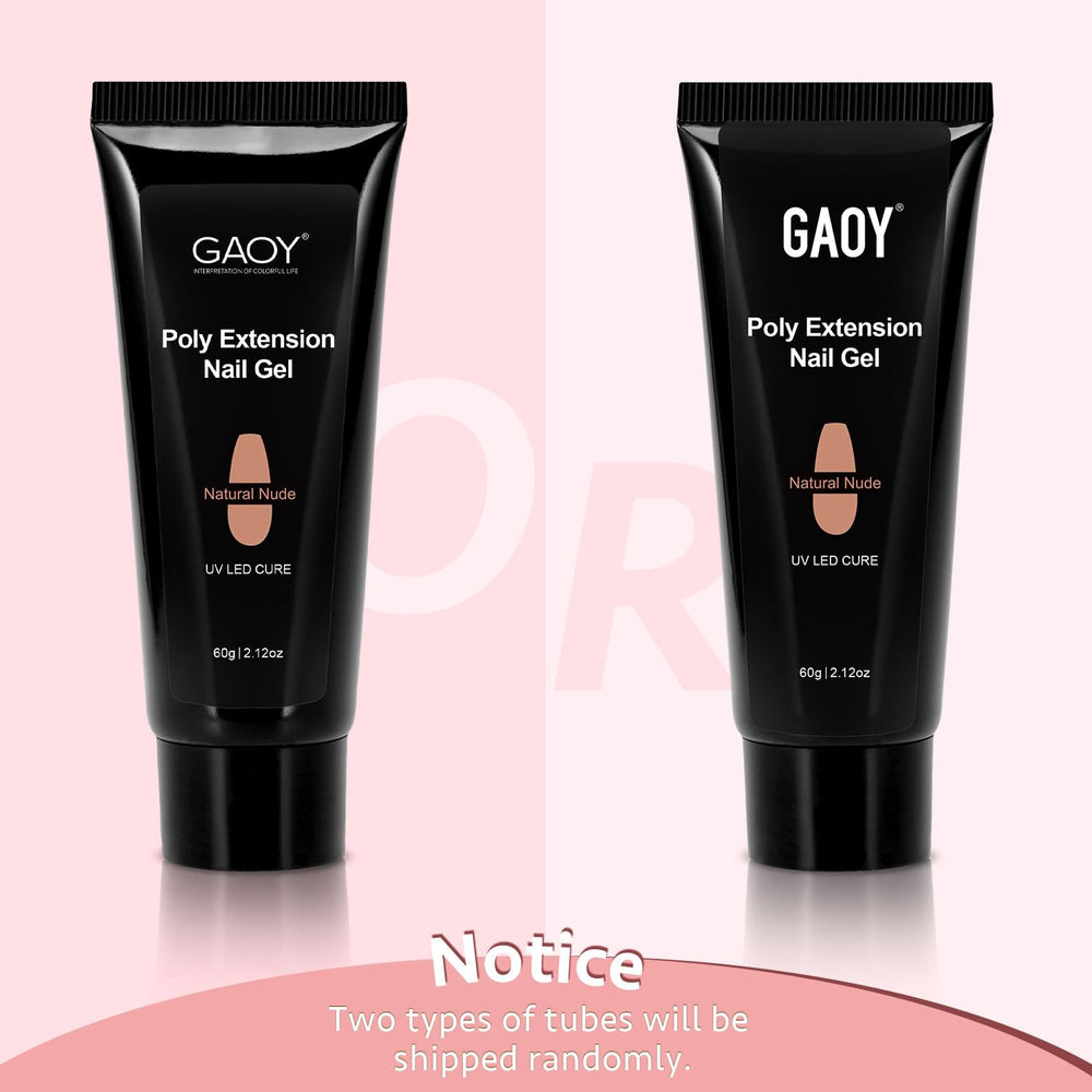 GAOY Poly Gel – usage polyvalent à domicile ou en salon.