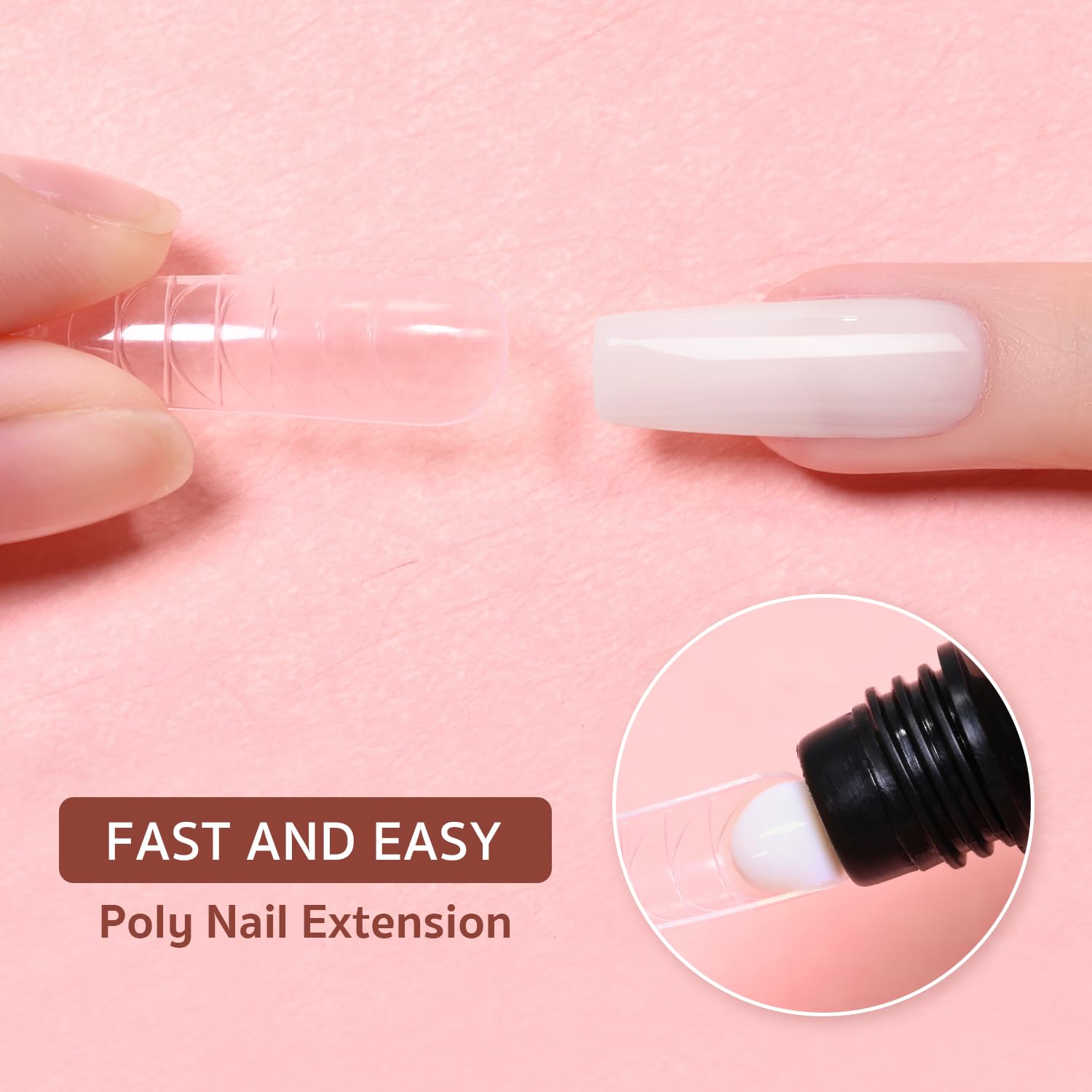 GAOY Poly Gel application rapide pour extension d’ongles.