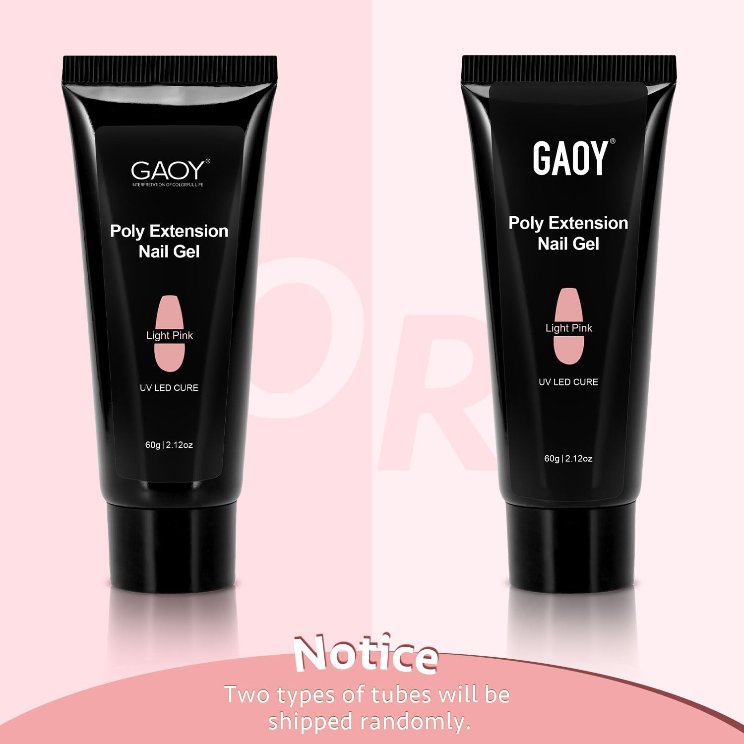 GAOY Poly Gel finition satinnee pour ongles soignés.