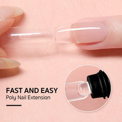 GAOY polygel-kit 6 couleurs nude rose et noir pour varier vos looks à domicile.
