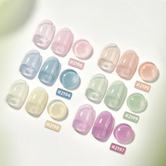 GAOY teintes translucides Jelly Green pour des looks personnalisés.