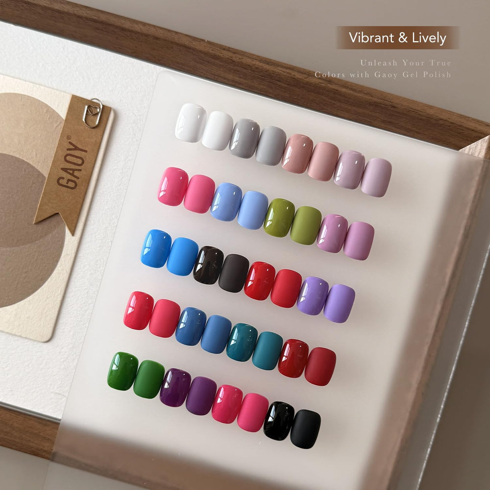 GAOY top coat matte: effet velouté et tenue renforcée.