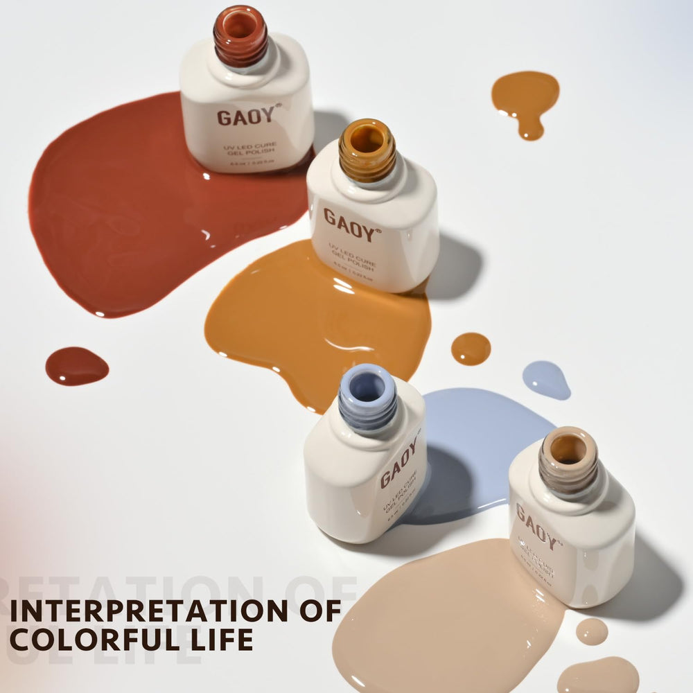 GAOY top-coat-matte donne une finition veloutée.