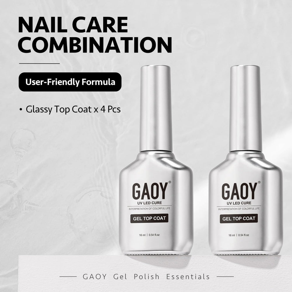 GAOY kit 4x16 ml, flacons faciles à manipuler et esthétiques