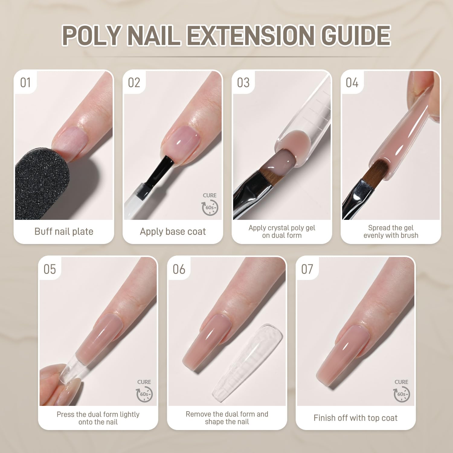 GAOY gel cristal, usage à domicile ou en salon, qualité professionnelle.