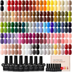 GAOY vernis gel 100 couleurs pour une manucure variée et durable.