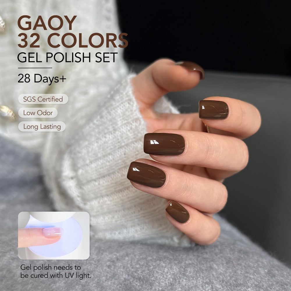 GAOY vernis gel art ongulaire, application précise et durable