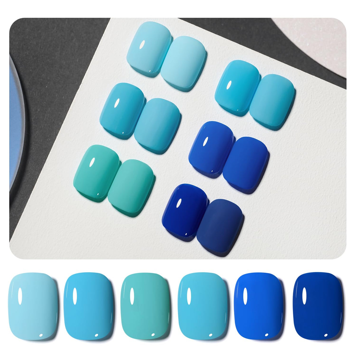 GAOY Vernis gel bleu marine royal pour une manucure brillante et durable.