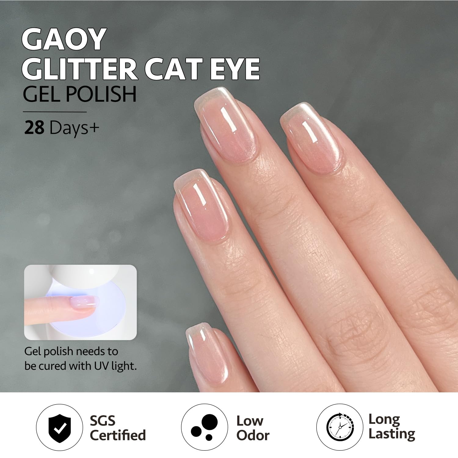 GAOY Vernis Gel UV 60 secondes pour une application rapide.