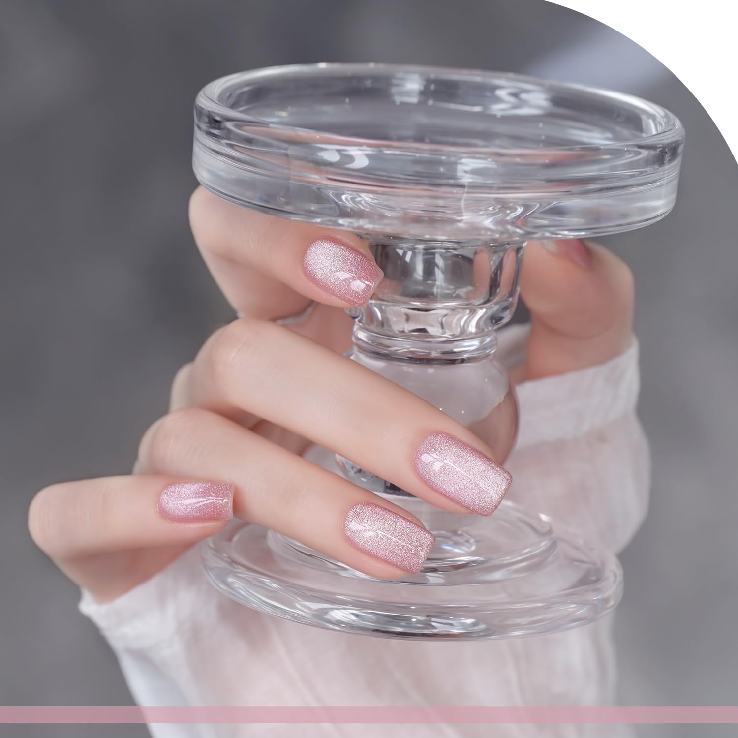 GAOY échantillon vernis œil de chat rose pour tester couleur