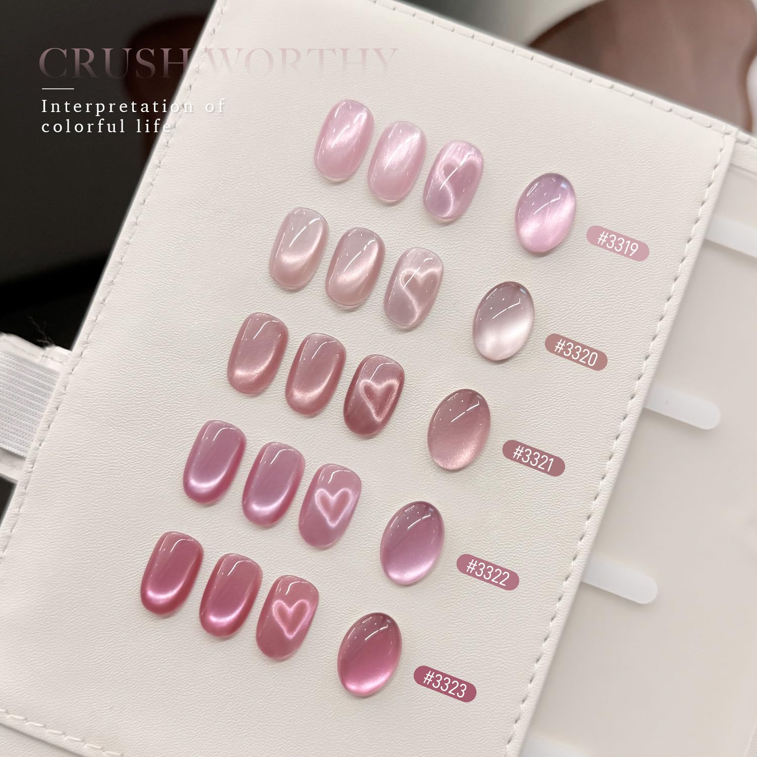 GAOY vernis gel en action sur ongles avec l effet Cat Eye.
