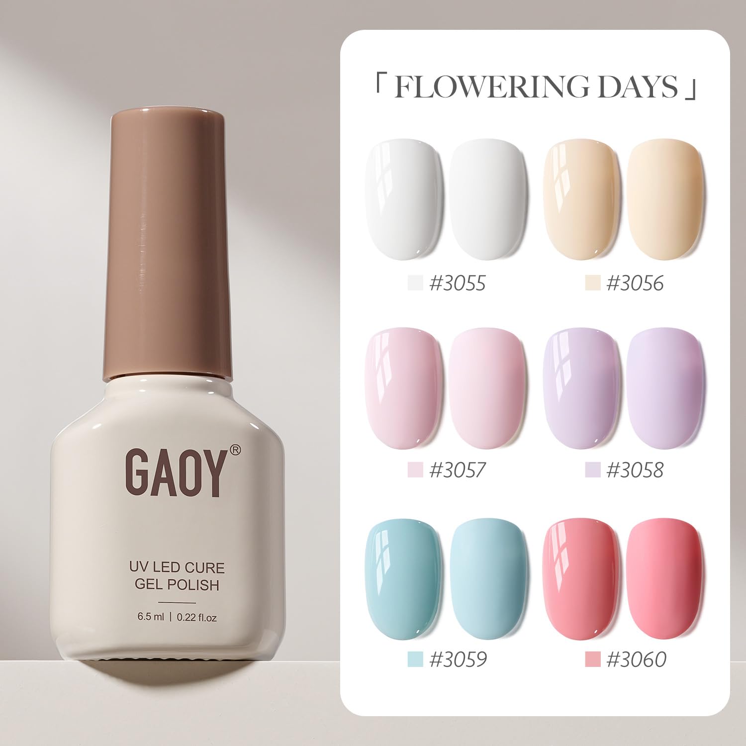 GAOY kit vernis gel maison pour réaliser votre manucure complète chez soi.