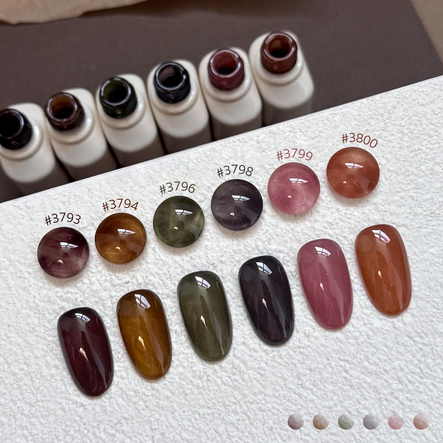 GAOY Vernis Gel Lacté Beige-crème pour des ongles subtils et lumineux.