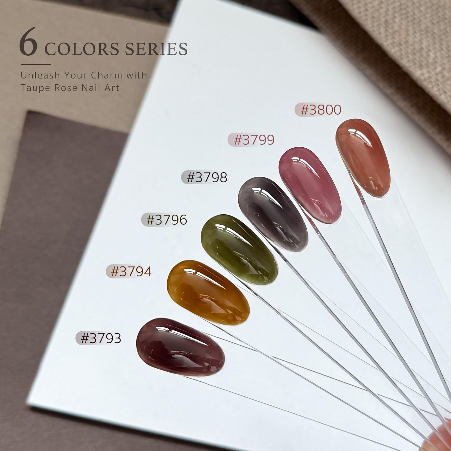 GAOY Vernis Gel Lacté Moka pour une couleur profonde et raffinée.