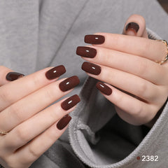 GAOY vernis gel nude brun 03 – chocolat clair, look naturel et sophistiqué.