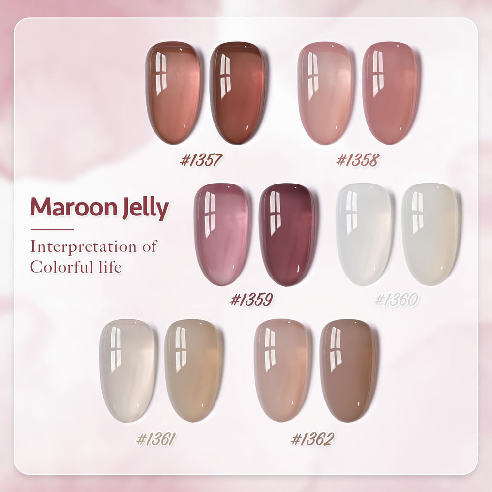 GAOY vernis gel nude translucide pour une manucure naturelle et polyvalente.