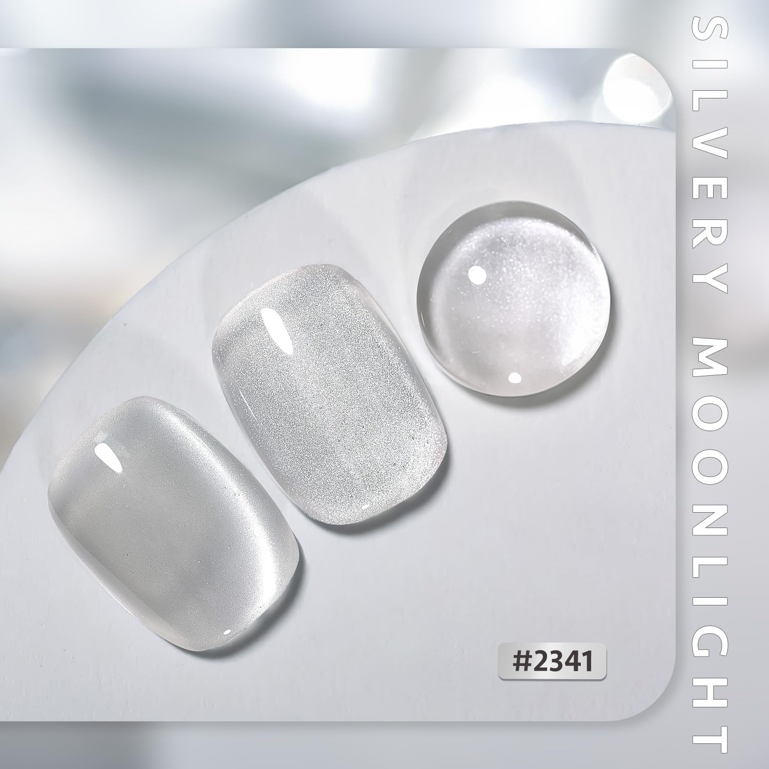 Effet holographique brillant sur les ongles avec GAOY.