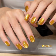GAOY vernis gel œil de chat paillettes, éclats scintillants et application facile
