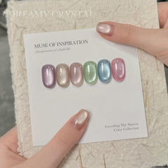 GAOY vernis gel paillettes cristal, brillant holographique pour soirées.