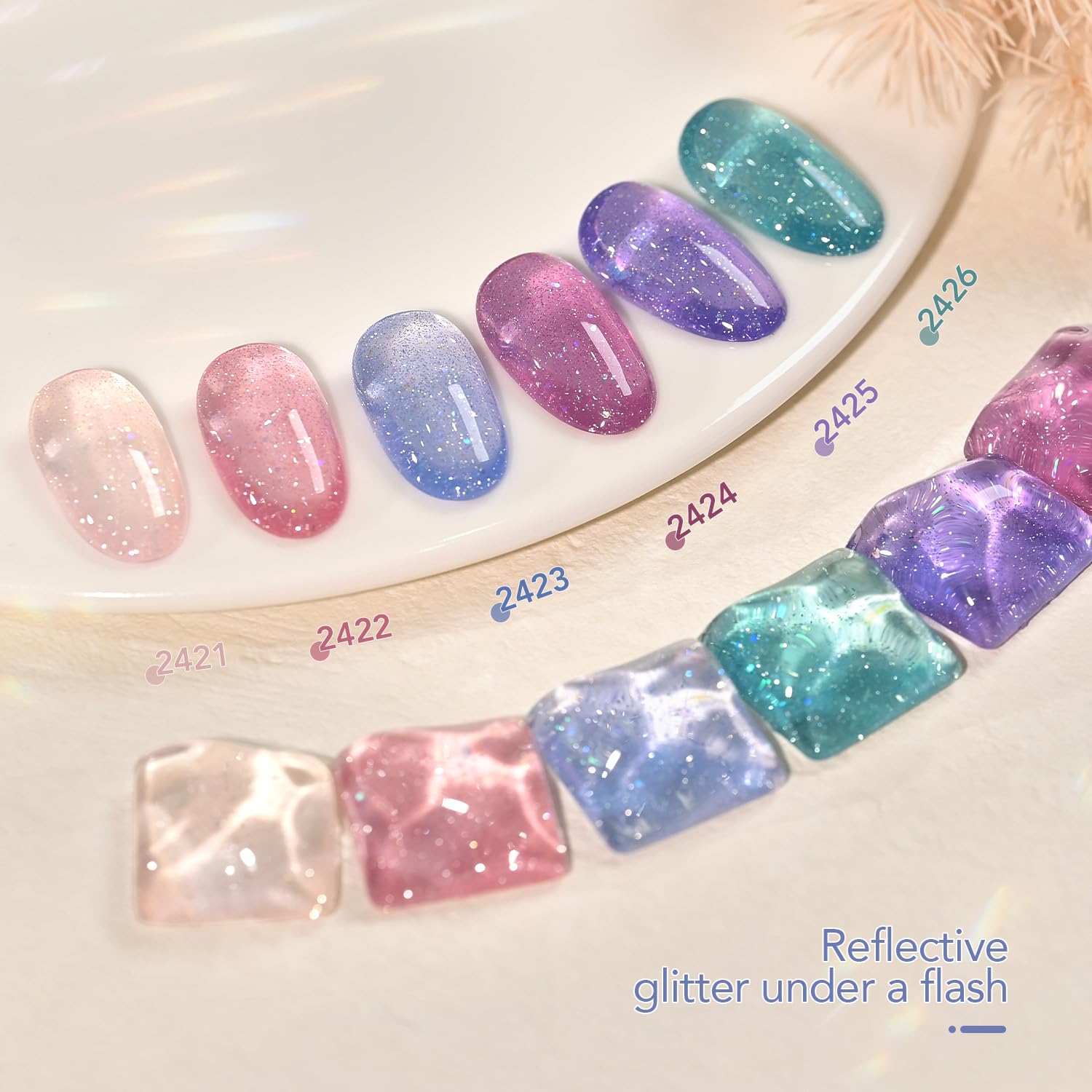 GAOY vernis gel paillettes or, allure glamour et brillance durable.
