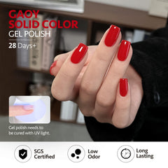 GAOY vernis gel prune foncé: allure sophistiquée et brillance durable.