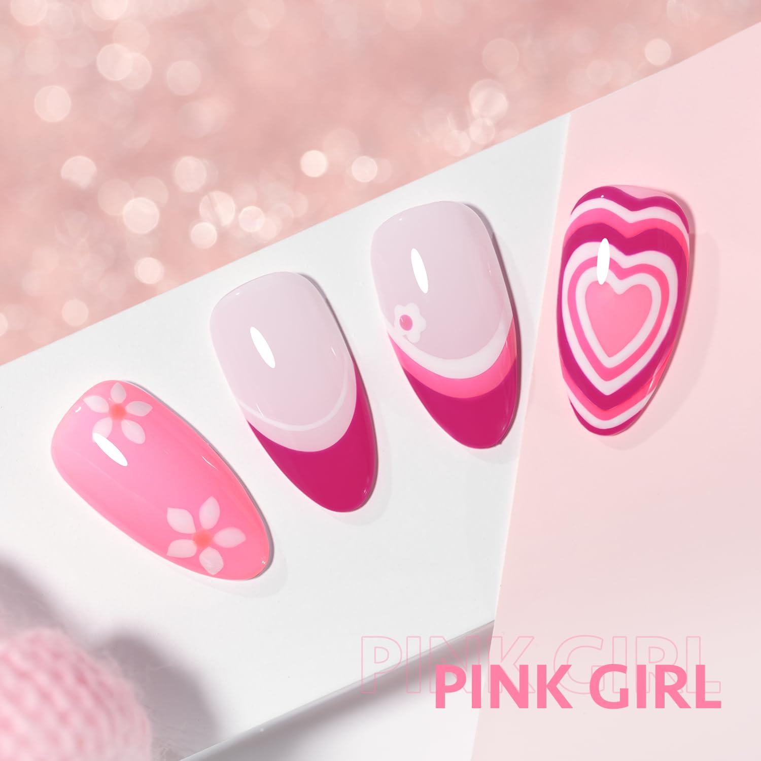 GAOY Vernis Gel Rose Neon effet mat pour style discret