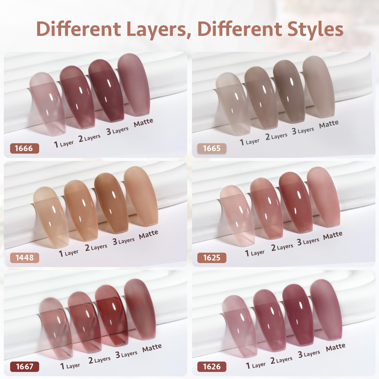 GAOY Vernis Gel Rose Nude — teinte rose pâle idéale pour une touche légère.