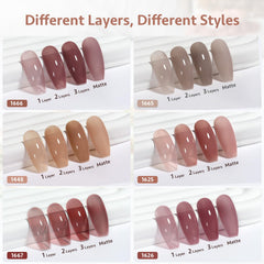 GAOY Vernis Gel Rose Nude — teinte rose pâle idéale pour une touche légère.