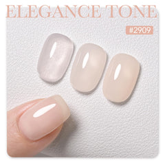 GAOY Vernis Gel Jelly Neutre Translucide, application facile sur ongles, fini léger