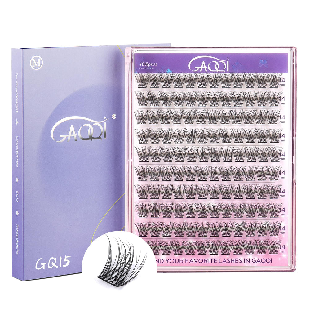 GAQQI Cils GQ15 naturel pour un regard subtil et élégant.