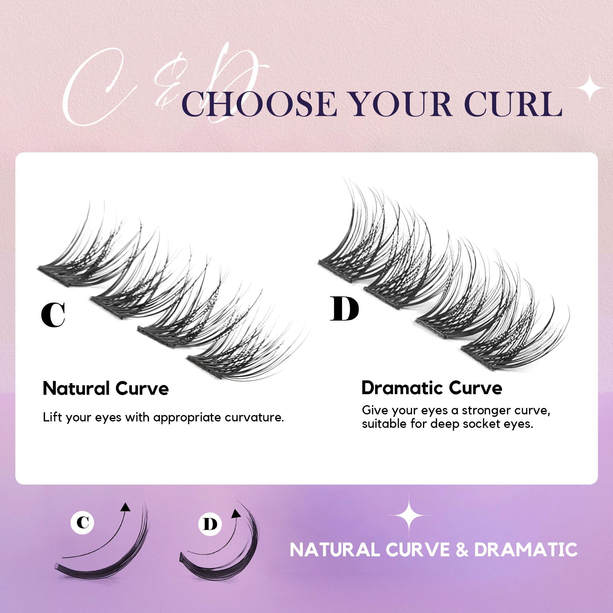 GAQQI GQ03 extensions cils 12mm – confort léger toute la journée