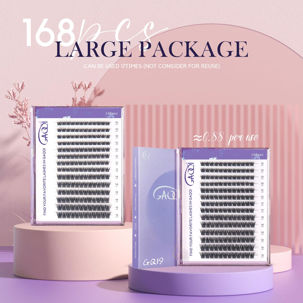 GAQQI GQ03 paquets 120pcs – variété rapide pour créer le look souhaité