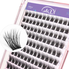GAQQI Lash Clusters – ensemble 120 cils pour un effet naturel sans surcharge, usage quotidien.