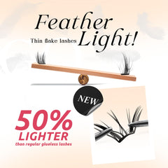 GAQQI wispy texture lashes convey lightweight comfort for all-day wear.
