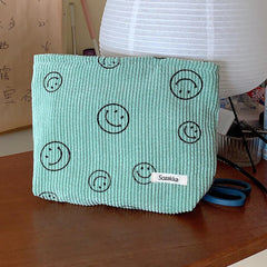 Gardsell sac cosmétique velours vert, grande capacité pour vos essentiels.
