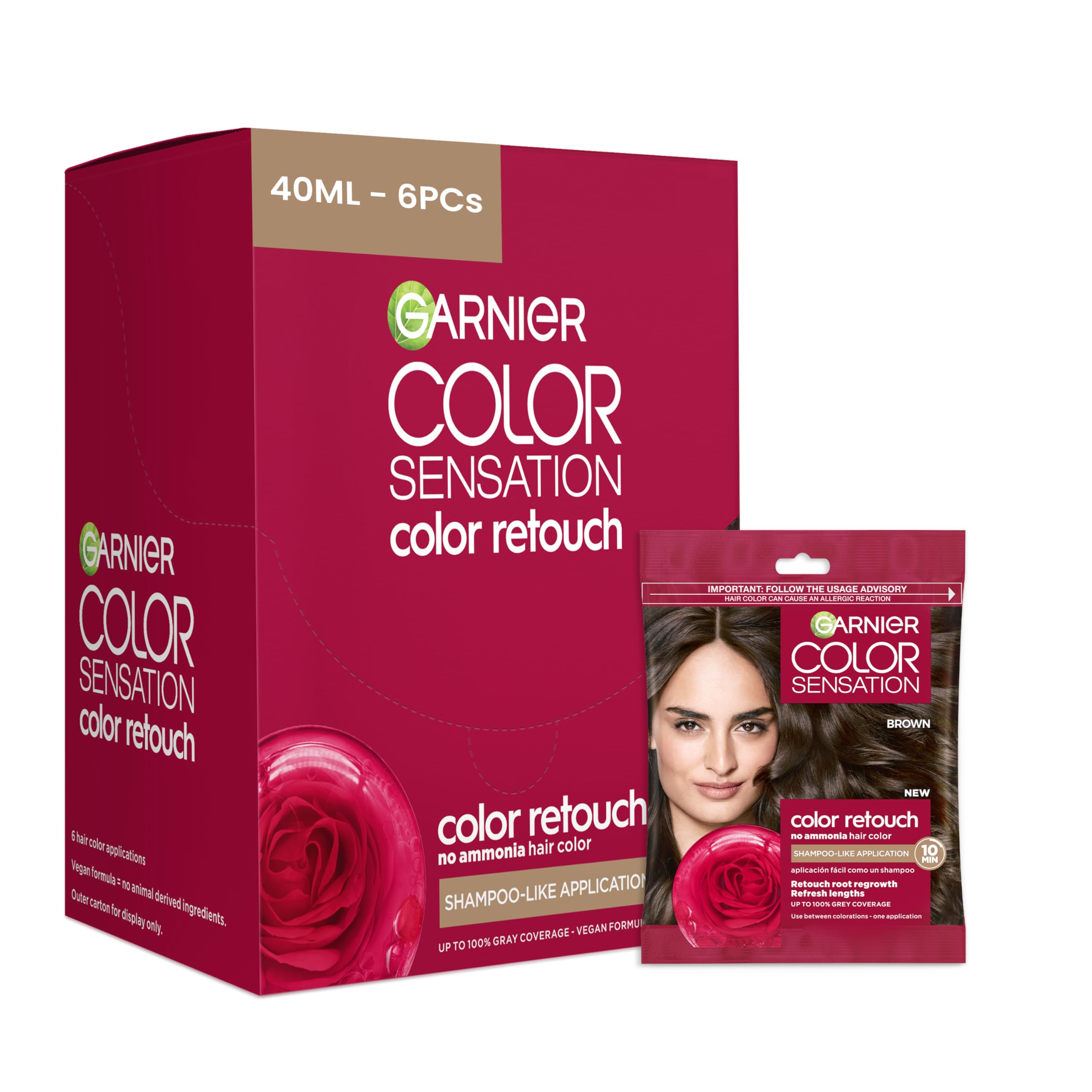 Garnier Color Retouch dans sa boîte prête à retoucher les racines