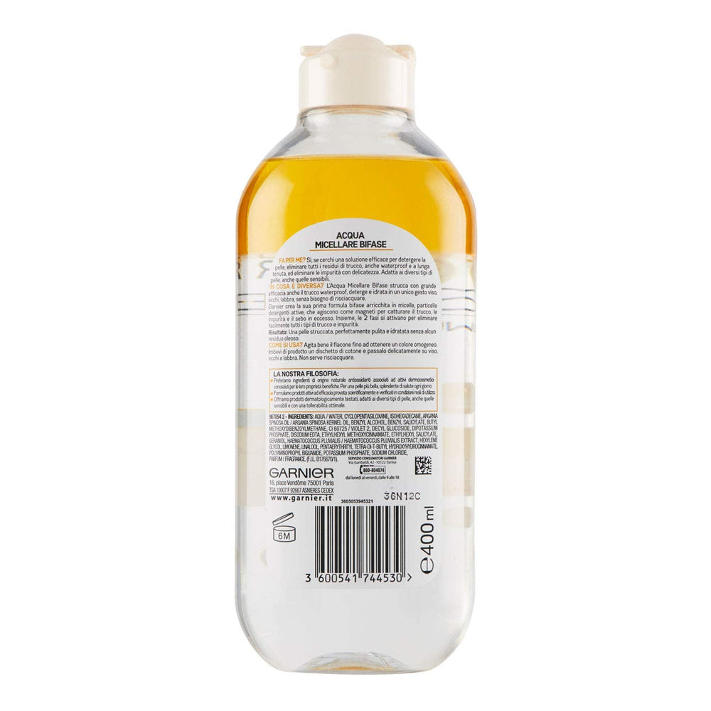 Garnier Eau micellaire argan – application sur le visage, hydratation légère